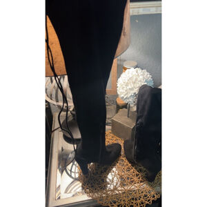 Women's Shi by Journeys Black Over the Knee Boots Size 7.5